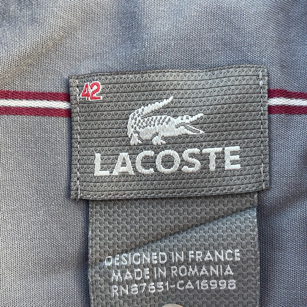 Men’s Lacoste button down shirt
